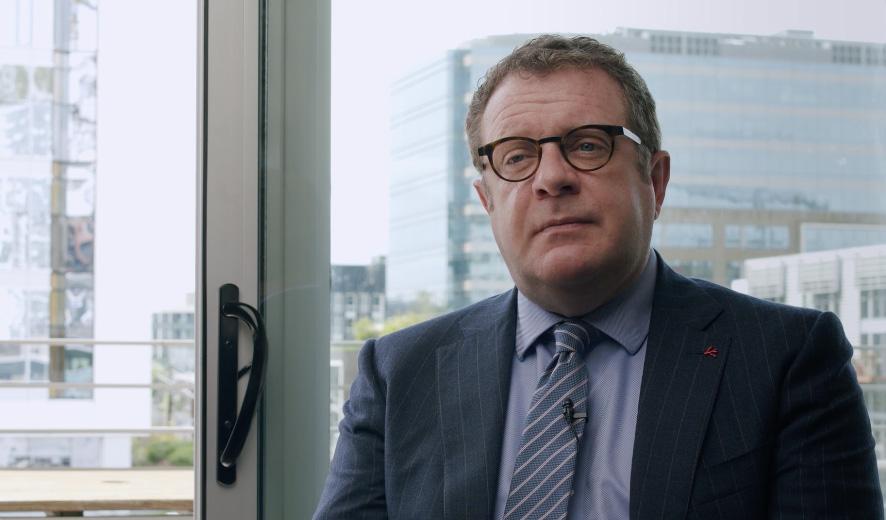Video of Dr. Bart Scott discussing thrombocytopenia as a sign of myelofibrosis progression, and how it may present challenges in disease management
